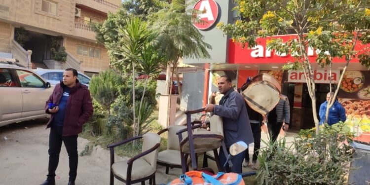 لإعادة الانضباط .. إزاله ٩٦ وتد حديدي ورفع ١٤٥٠ حاله إشغال بالجيزة