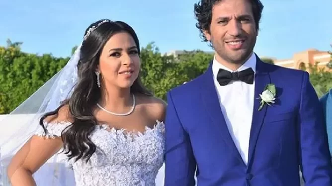 حسن الرداد يرد على شائعة اعتزال زوجته إيمي سمير غانم