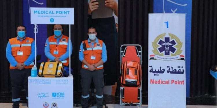 الإسعاف تستعد لتأمين منتدى شباب العالم بـ 18سيارة