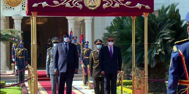 بقصر الاتحادية.. بدء جلسة المباحثات بين الرئيس السيسي ونظيره السنغالي