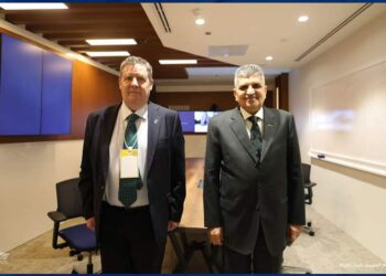 رئيس قناة السويس يبحث سبل التعاون المشترك مع أمين غرفة الملاحة الدولية