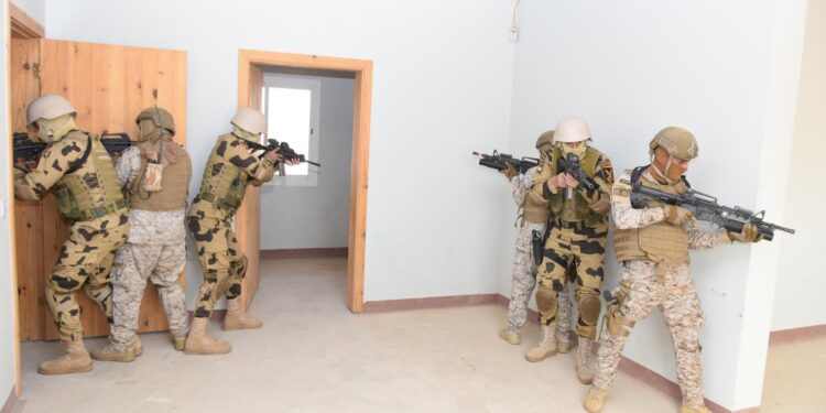 استمرار فعاليات التدريب المصرى السعودى المشترك تبوك – 5 بالسعودية