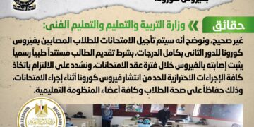 هل تم تخصيص لجان امتحانات خاصة للطلاب المصابين بفيروس كورونا؟.. التعليم تجيب
