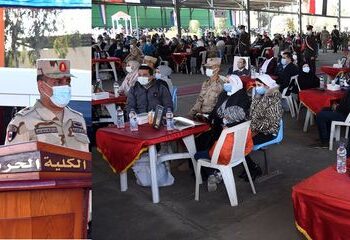 رئيس أركان حرب القوات المسلحة يتفقد الكلية الحربية ويلتقى بالطلبة المستجدين وأسرهم 