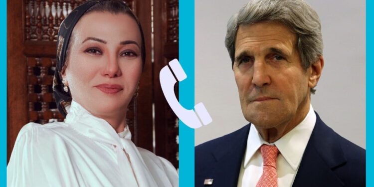 تفاصيل مكالمة وزيرة البيئة وجون كيري حول استضافة مصر لمؤتمر المناخ COP27