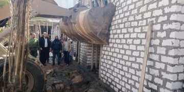 بالصور.. الزراعة تواصل تنفيذ تكليفات الرئيس السيسي بمنع التعدي على الأراضي الزراعية