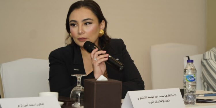بالمنتدى الدولي للشباب.. هيا الششتاوي تمثل اتحاد الإعلاميات العرب