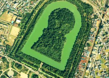 الكشف عن الأسرار المحرمة للمقابر اليابانية القديمة بفضل صور الأقمار الصناعية