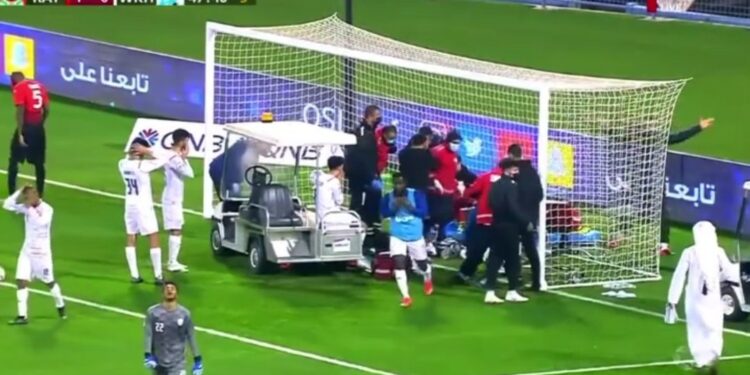 تفاصيل الحالة الصحية للاعب الوكرة بعد تعرضه للإغماء في الملعب