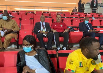 رئيس شباب ورياضة النواب يؤازر  منتخب مصر في الكاميرون خلال مباراته مع غينيا بيساو