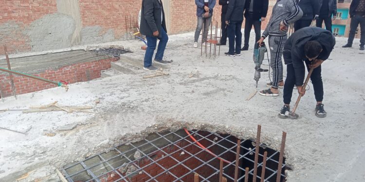 محافظة الجيزة تزيل منشأت مخالفة في بعض المناطق.. تعرف عليها