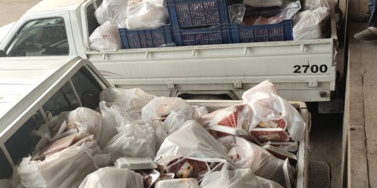 غير صالحة للاستهلاك الادمي.. ضبط 3 طن لحوم ودواجن ببعض المناطق بالجيزة