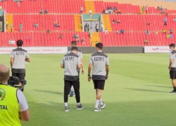 مصر ونيجيريا.. المنتخب يصل ملعب المباراة