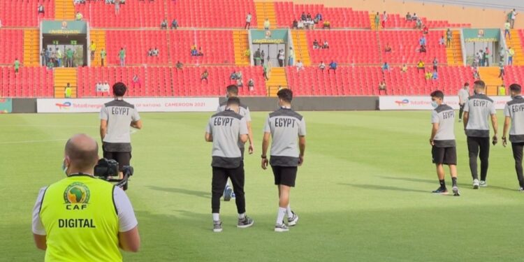 مصر ونيجيريا.. المنتخب يصل ملعب المباراة