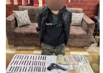 ضبط هارب محكوم عليه بالمؤبد بحوزته هيروين وسلاح في المنيا