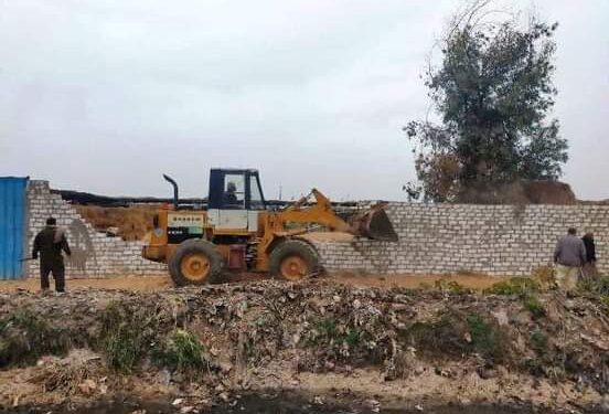 إزالة ٦٥ حالة بمساحة ١١ ألف و١٨٧متر مباني و٦١ فدان و٤ قيراط في الشرقية