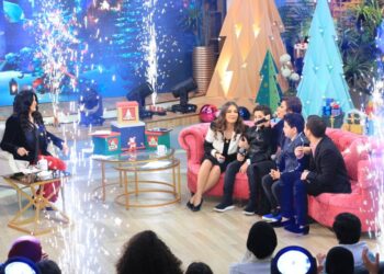 بالصور :أصالة وأحمد سعد : ضيوف مني الشاذلي