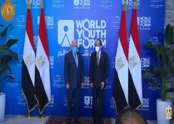 منتدى شباب العالم  2022.. الرئيس السيسي يستقبل نظيره الفلسطيني أبومازن