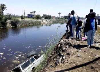 النيابة تعاين مسرح ضحايا حادث الرياح البحيرى في منشاة القناطر