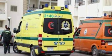 تفاصيل سقوط 3 عمال من أعلي سقالة داخل جامعة في  15 مايو