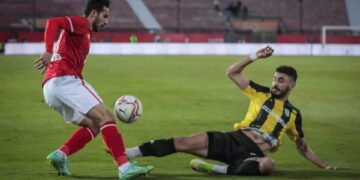 انتهاء المباراة.. شباب الأهلي يتعادل مع عواجيز المقاولون في كأس الرابطة