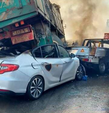 دماء وجحيم علي الأسفلت.. القصة الكاملة لحادث الطريق الدائري الأوسطي | صور