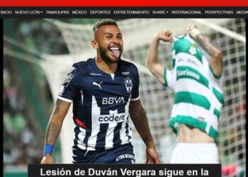 قبل مواجهة الأهلي..إصابة قوية لنجم مونتيري المكسيكي