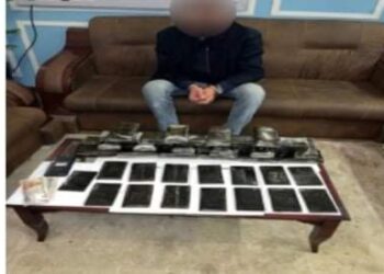 ضبط سائق بحوزته 15 كيلو حشيش بالسلام