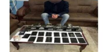 ضبط سائق بحوزته 15 كيلو حشيش بالسلام