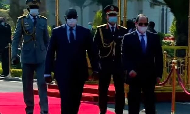 أول صور من لقاء الرئيس السيسي ونظيره السنغالي في قصر الاتحادية