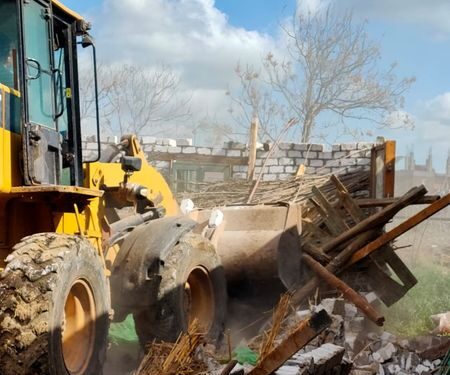 إزالة 234 حالة تعدي علي الأراضي الزراعية وأملاك الدولة ضمن الموجة الـ 19بالمنوفية