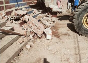 إزالة 25 حالة تعدي على أملاك الدولة ضمن الموجة الـ 19 بالغربية