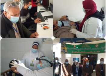عيادات متنقلة..الكشف على ١٨٦٣ مواطناً خلال قافلة طبية مجانية بقرية بويط بالرحمانية