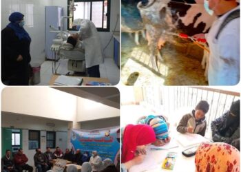 محافظة البحيرة تنظم٢ قافلة سكانية شاملة بدمنهور والمحمودية ضمن حياة كريمة