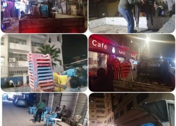 لعدم الإلتزام.. غلق ٨ ورش ورفع ١٩٣ حالة إشغال طريق مخالف بالبحيرة