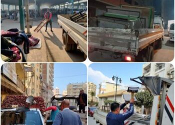 لضبط المخالفين.. غلق ٩ ورش ورفع ٣٨٣ حالة إشغال طريق بالبحيرة