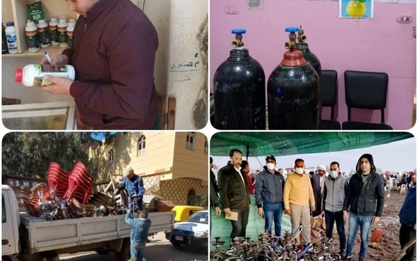 للعمل بدون ترخيص.. حماية المستهلك تضبط 5 محلات ومركز علاج طبيعي بالبحيرة