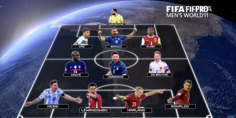 فيفا يُعلن التشكيل الأفضل في عام 2021