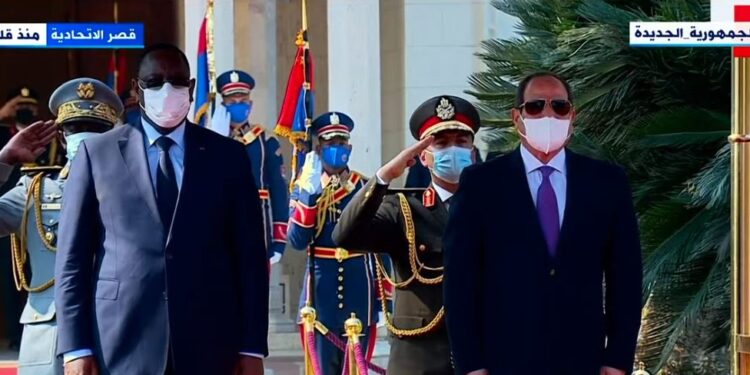 الرئيس السيسي والرئيس السنغالي