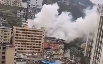 انفجار يتسبب بانهيار مبنى في الصين ومصرع 16 شخصا.. فيديو