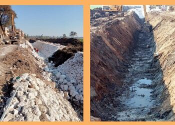 للارتقاء بمنظومة الري.. استمرار تبطين وتطهير الترع والمجارى المائية بأسيوط