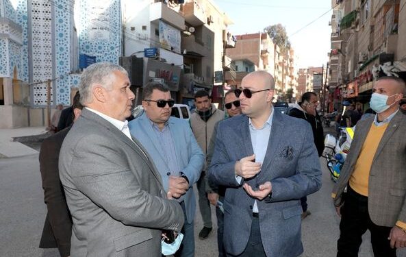 محافظ بني سويف يتفقد أعمال رفع كفاءة الشوارع وفتح محاور مرورية جديدة