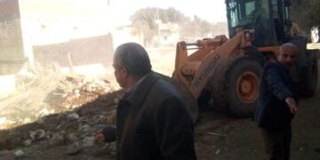ضمن الموجة 19 .. إزالة 4 حالات تعدي على الأراضي الزراعية بالمنيا