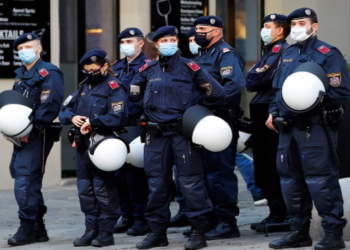 اعتقال مهرب و14 مهاجرا غير شرعى مكدسين فى فيينا