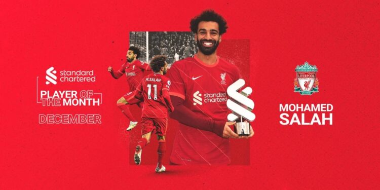 محمد صلاح لاعب الشهر في ليفربول
