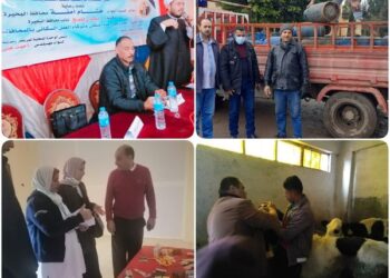 محافظة البحيرة تنظم قافلتين سكانيتين ضمن حياة كريمة بكفر الدوار ورشيد