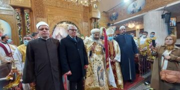 الجمهورية الجديدة.. محافظ بورسعيد يشهد قداس عيد الميلاد المجيد | صور