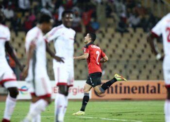 الشوط الأول.. منتخب مصر يتقدم على السودان بهدف “عبد المنعم”