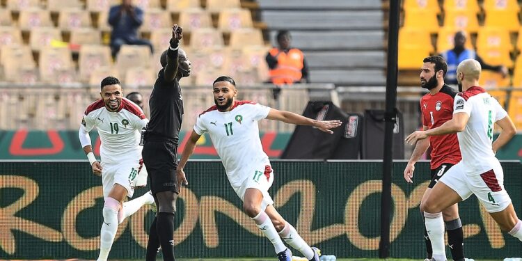 مصر والمغرب (0-1) في أول 15 دقيقة