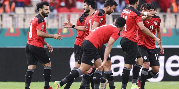نهاية الشوط الثاني بالتعادل الإيجابي بين مصر والمغرب